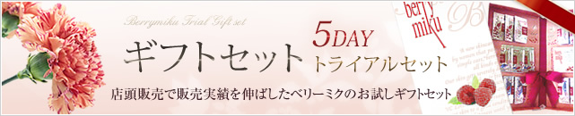母の日ギフト用トライアルセット